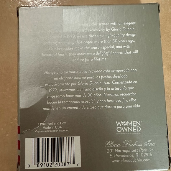 NWT Two Collectable Navy Plus Christmas Ornaments - Picture 9 of 9